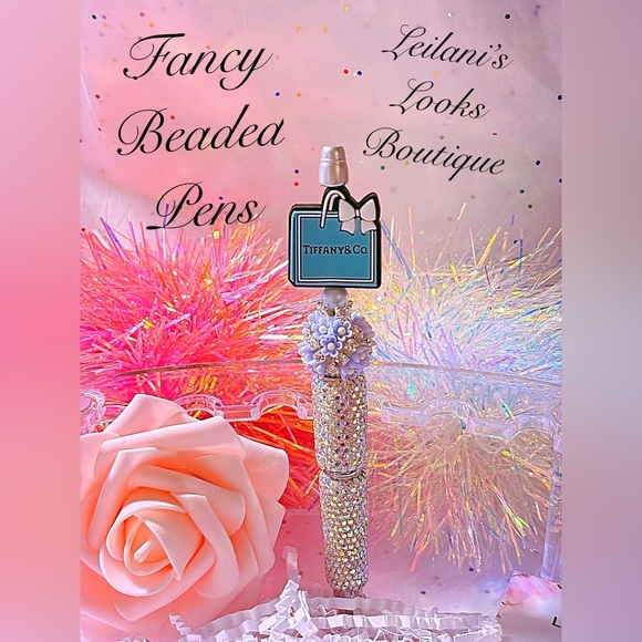 Fancy Beaded Pens ,Fancy pens, Acrylic beads - Picture 1 of 6
